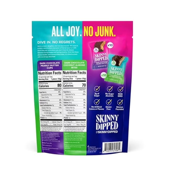 Skinny Dipped Snack Pack Variety 20 ct.
