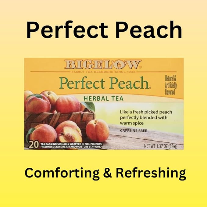 GoHealthful Medicine Ball Cold Buster Tea Bundle 20 Sachets Each (40 Total) of Green Tea Mint and Peach Bundle with 20 GoHealthful Pure Raw Clover Honey Sticks