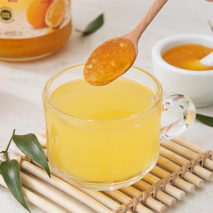 Damtuh Honey Jeju Hallabong Tea 2.2lb (35.3 fl oz) – Traditional Korean Tangerine Marmalade Preserve Sweet Honey Fruit Tea