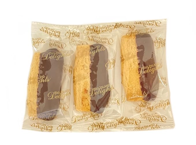 Delights Dark Chocolate Dipped Macadamia Shortbread - 10oz (283g)