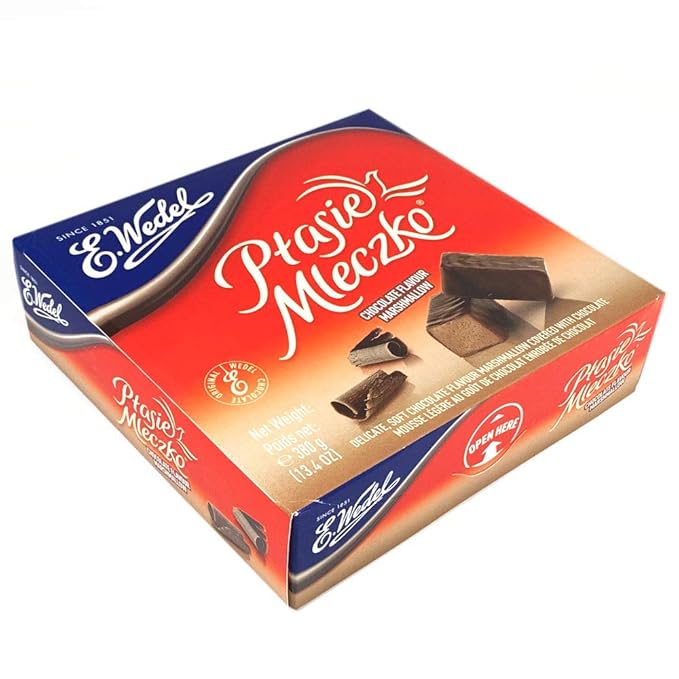 Chocolate Marshmellow Candy Polish Bird's Milk 380 g | 13.4 oz (pack of 2)