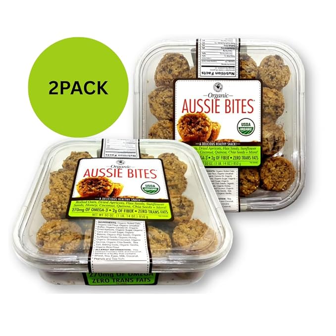 Universal Bakery Organic Aussie Bites Expect More Organic 32 count(2PACK)