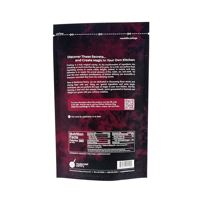 Distilled White Vinegar Powder Gluten-Free Vegan OU Kosher Certified - 400g/14oz