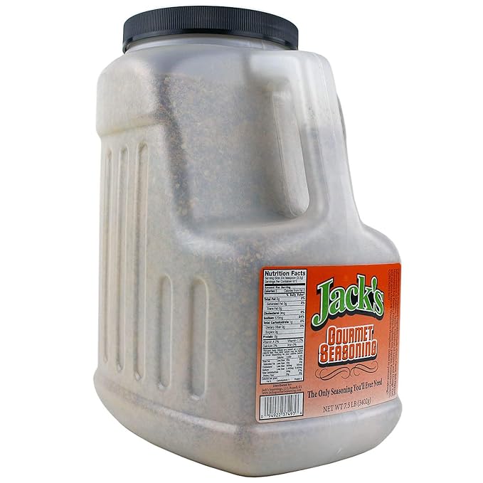 Jack's Seasoning 7.5lb Gourmet Special Blend Spices BBQ Rub Large Container