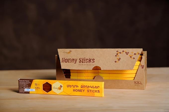 Honey &amp Tea Gift Set – Pure Natural Honey and Herbal Tea Assortment from Armenia – Traditional Gourmet Gift Box for Holidays Birthdays &amp Special Occasions