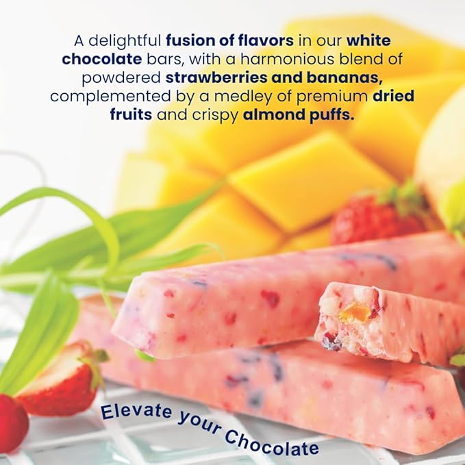 ROYCE' Fruit Bar Chocolate - Fruit Flavored Chocolate Bar| Gourmet Snack for Gifting &amp Indulging | Japanese Chocolate from Hokkaido (12 Pieces of Chocolate)
