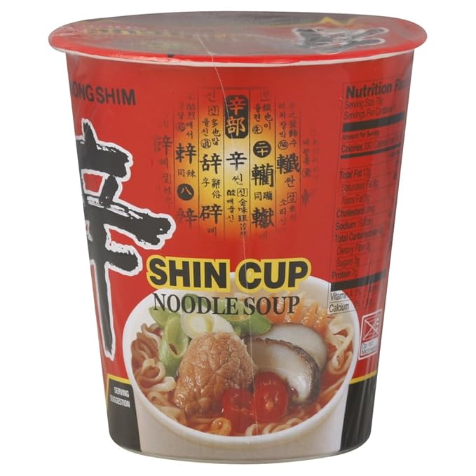 Soup Cup Noodle Shin (Pack of 12)