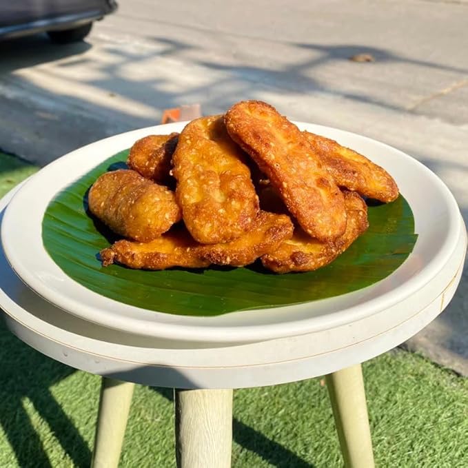 เชฟจ๋า Crispy Thai Banana Fritter Batter Mix - Coconut and Vanilla Flavored Flour Blend - Traditional Southeast Asian Style Deep Fry Batter