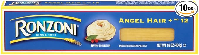 Ronzoni Angel Hair 16-Ounce (Pack of 10)
