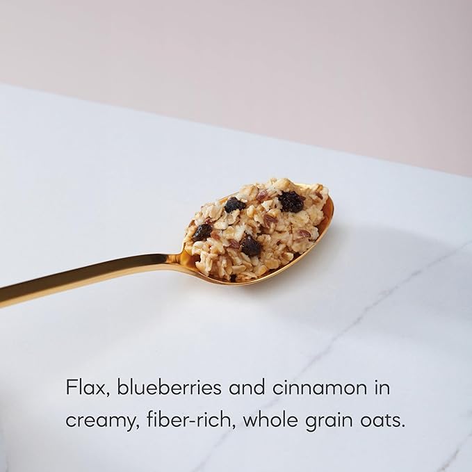 Nature's Path Organic Blueberry Cinnamon Flax Instant Oatmeal 11.3 oz (Pack of 6) Non-GMO
