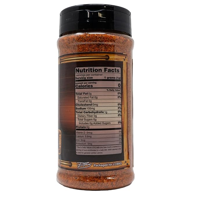 LC BBQ Certified Pork and Chicken Dry Rub – 14oz Shaker | Award-Winning Sweet &amp Savory BBQ Seasoning | Professional Competition Grade Rub for Ribs Pulled Pork Wings &amp Seafood | Gluten-Free