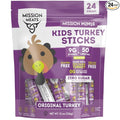 Mission Meats Kids Turkey Sticks 100% Free Range Healthy Snacks for Kids Zero Sugar 9g Protein per Serving Gluten &amp Nut Free Individually Wrapped Mini 0.5oz (24ct Bag)