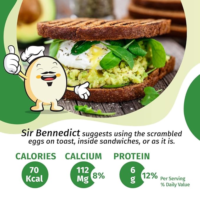 Eggylicious - PACK of 4 - Egg Scramble Mix – Made w/Hormones Free Whole Eggs/Protein Packed –Easy &amp Delicious Breakfast - For Outdoors/Camping/Backpacking – Preservatives Free-Easy Storing 1 lb Ja
