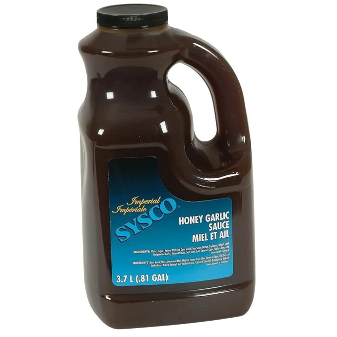 Imperial Sysco Honey Garlic Sauce 3.7L/.81 Gallon Jug (Imported from Canada)
