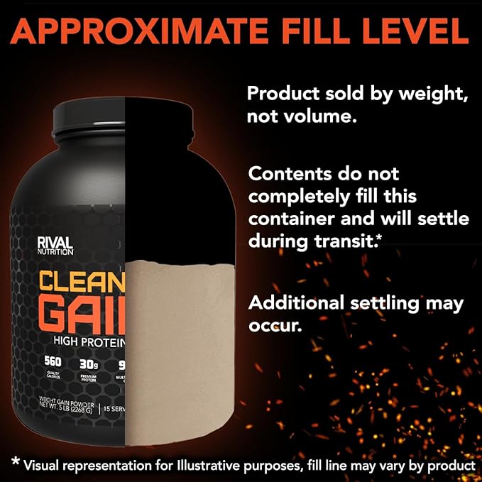 Rival Nutrition Clean Gainer- Chocolate Fudge 5lbs.