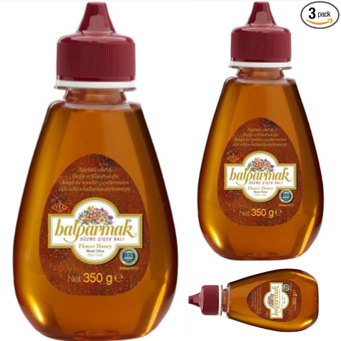 Balparmak Flower Honey 350 Gram [12oz] x 3 Pieces
