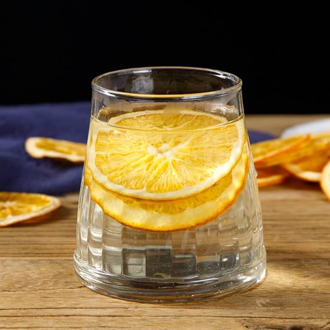 SXET Dried Orange Slices Natural Dehydrated Orange Slices Edible Dehydrated Orange Dried Fruit for Crafts Cake Decoration Cocktail Garnish Table Scatters (17.6oz/500g)