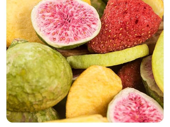 Instant Dried Vegetables and Fruits Chips 17.6 Ounce/can Crispy Mixed Fruits and Vegetables Strawberry Banana Apple Fig Fruits Vegetables Snacks Snack Foods Chinese Foods Vegan (5 Cans)