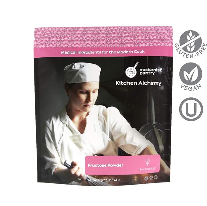 Pure Fructose Granulated Powder Vegan Gluten-Free OU Kosher Certified - 1kg/2.2lbs/36oz.