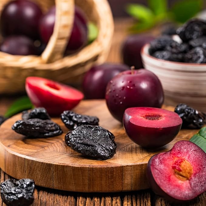 La Tiendita Essentials Pitted Prunes box (22 lb)- Dired Plums 100% natural NO sugar added