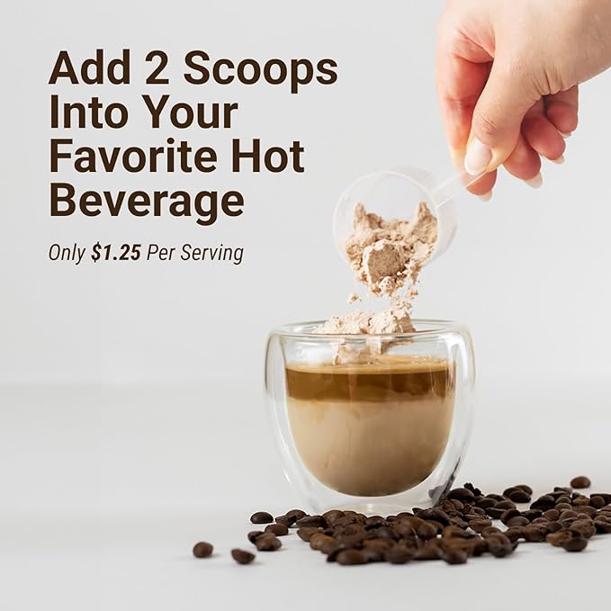 Naked Collagen Coffee Creamer - Caramel Collagen Creamer For Coffee - Dairy-Free Gluten-Free GMO-Free - Support Hair Skin and Nails - 40 Servings