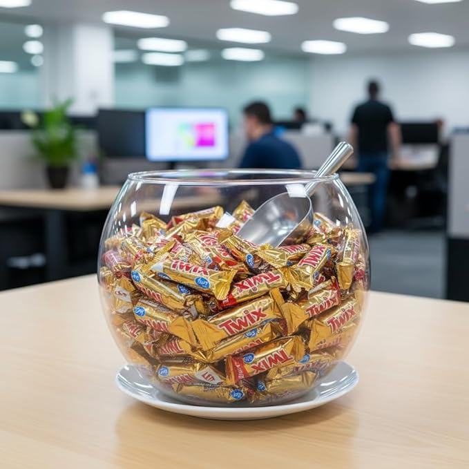 TwixCandy Bars Bulk Fun Size Candy - 50 Individually Wrapped Chocolate Candy Snack Size Bars - Caramel &amp Milk Chocolate Cookie Bars - Bulk Chocolate for Snacking Sharing and Parties - Bulk Candy