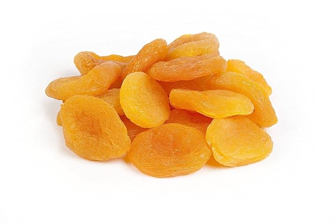 Bayside Candy Turkish Dried Apricots – Sweet Chewy Whole Apricot Fruit (3LB)