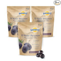 Sunsweet D'Noir Preservative Free Prunes - Prunes Pitted Unsweetened &amp Dried - Gluten Free Vegan Low Fat - Fiber &amp Minerals - 8 oz Pouch x 3 Pack