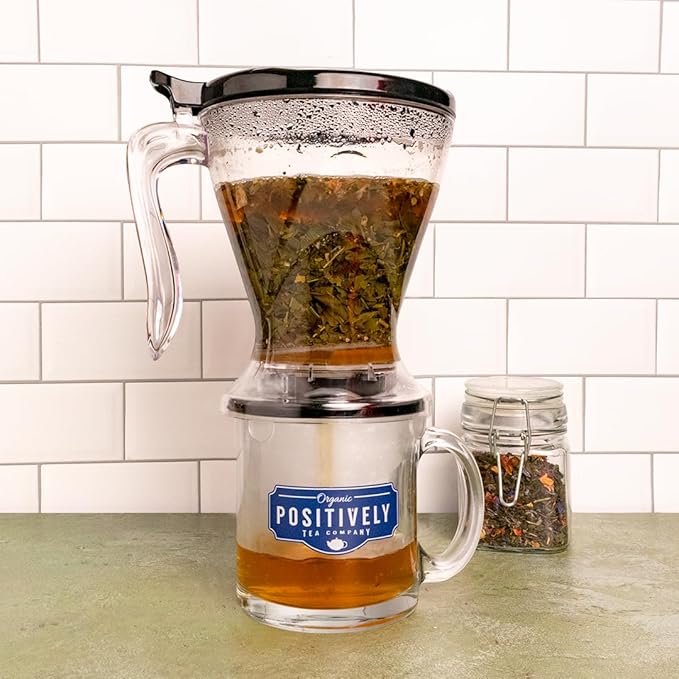 Organic Positively Tea Company Secret Garden Green Tea Loose Leaf 16 Ounce