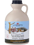 HIDDEN SPRINGS MAPLE 100% Organic Vermont Maple Syrup Grade A Very Dark Robust 32 Ounce 1 Quart Family Farms BPA-free Jug
