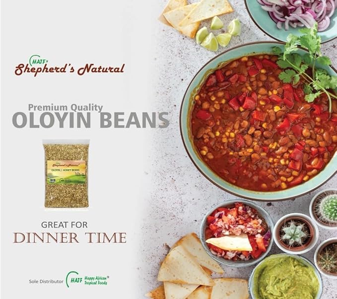 Oloyin Honey Beans by Shepherd's Natural 4 lbs. / 64 oz. Offers a quality easy-to-cook West African honey beans perfect for authentic dishes like Akara Moi-Moi and Gbegiri.