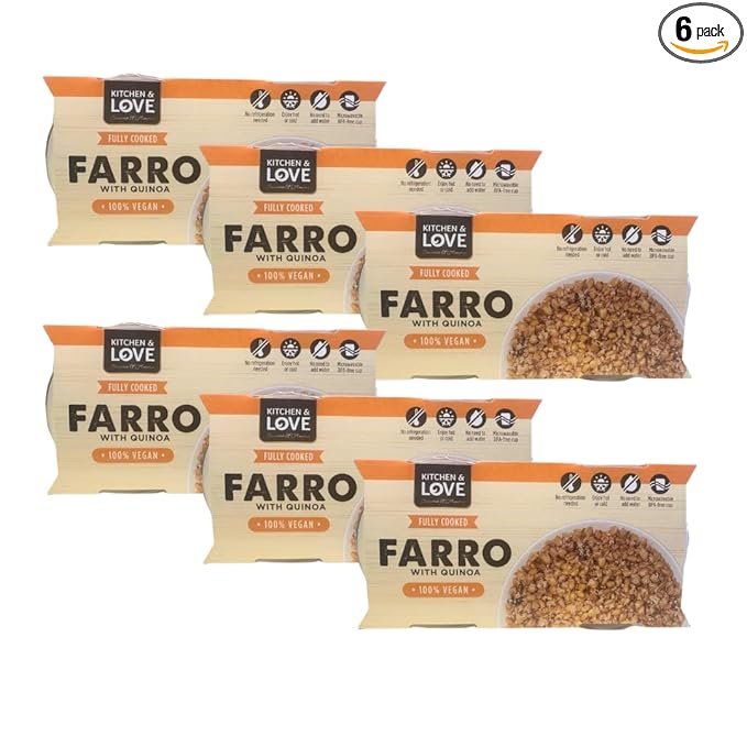 Kitchen &amp Love Cooked Farro Cups