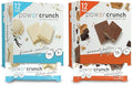 Power Crunch Protein Wafer Bars High Protein Snacks French Vanilla Creme (12 Count) and Peanut Butter Fudge (12 Count)