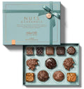 Ethel M Chocolates 12-Piece The Nuts &amp Caramels Collection Premium Milk and Dark Chocolate Assortment Gift Box great for Summer
