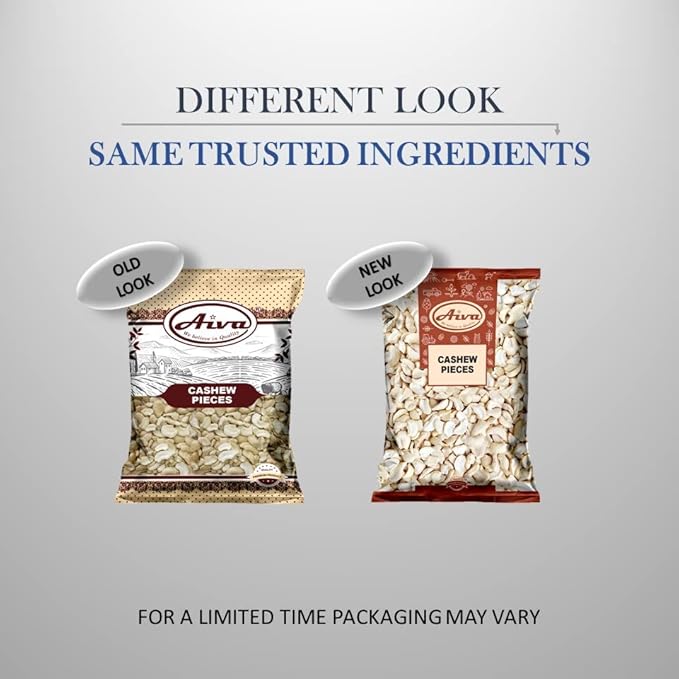 AIVA - Cashew Pieces Raw Premium Grade 10 lb Bulk Unroasted &amp Unsalted Cashews for Cooking Baking &amp Topping