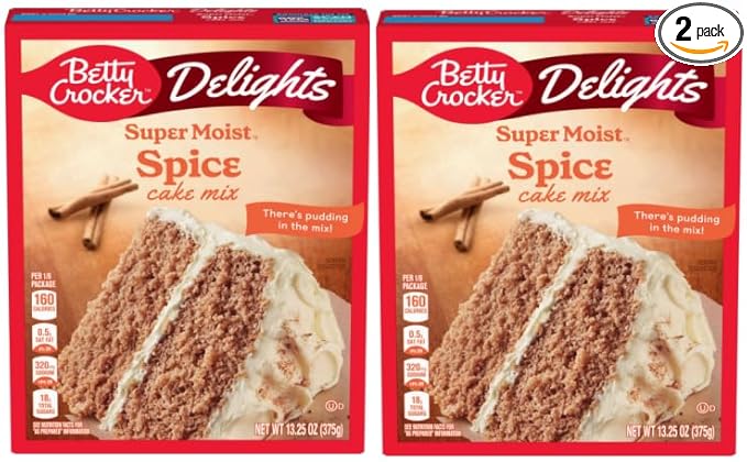 Pack Of 2 Spice Cake Mix 13.25 OZ