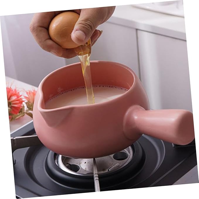 Alipis Revere Ware Inspired Pot Multipurpose Milk Pan for Noodles Soup Ceramic Soup Pot Easy Clean