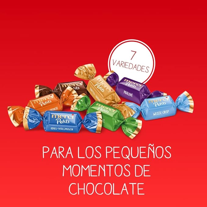 Merci Petits - European Chocolates Assortment (Single Serve Packages) (2.2 lb. / 1 kg.)