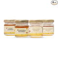 Shiva Organic Honey Tasters - Morning Starter Pack | 4 Flavors x 50g Each | Total 200g | Begin Your Day with Pure Honey Goodness