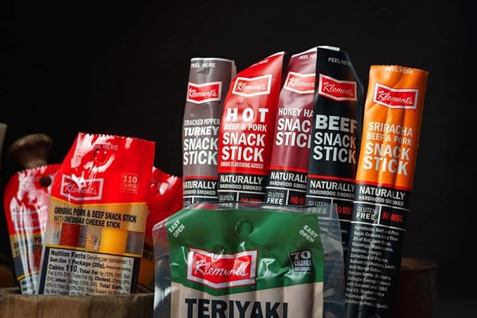 Jerky.com XXL Beef Jerky &amp Meat Sticks Variety Pack | 52 Piece Gift Basket with Beef Sticks Pork Turkey Ham &amp Cheese | Over 2 lbs of High Protein Meat Snacks Jerky Gifts | Easter Gifts for