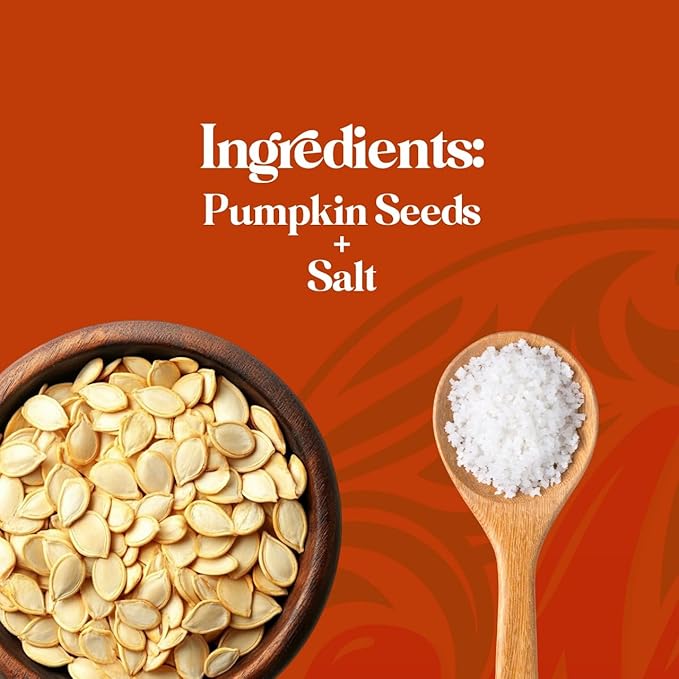 MR. MARTIN Freshly Roasted Salted Pumpkin Seeds Keto Friendly Snack Non-GMO Vegan Low Sodium 3 Pack