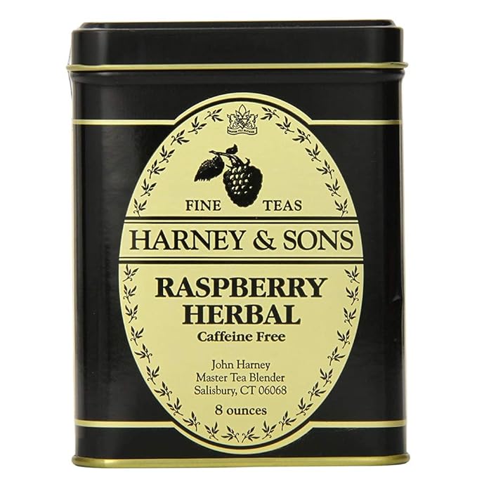 Harney &amp Sons Raspberry Herbal | 8 Oz Loose Leaf Tea