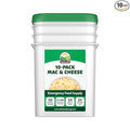 Valley Food Storage Mac and Cheese | 10-Bag Bucket 50 Servings | Non-GMO Premium Emergency Food Supply 25 Year Shelf Life | Survival Meal Kits Prepper Food Camping &amp Off-Grid Living Supplies