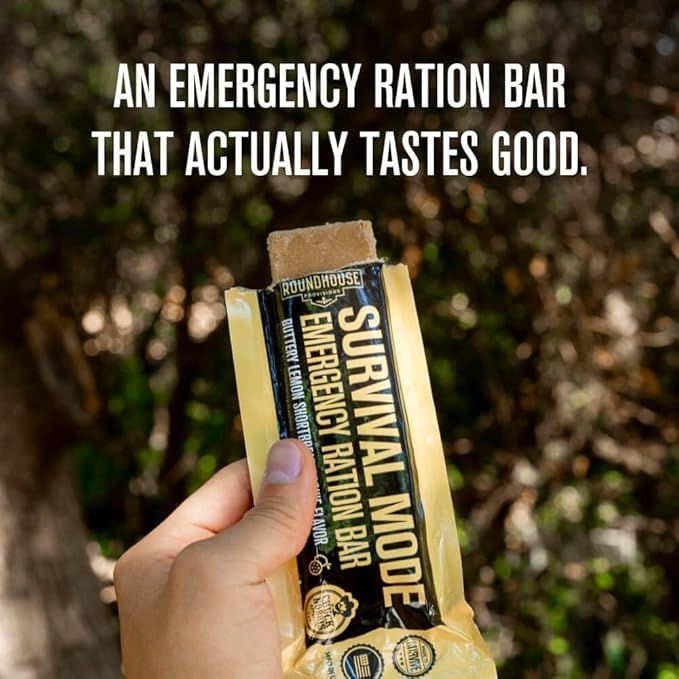 Roundhouse Provisions Survival Bundle - Basecamp Complete 3 Day Emergency Meal Kit Survival Mode Emergency Ration Bars