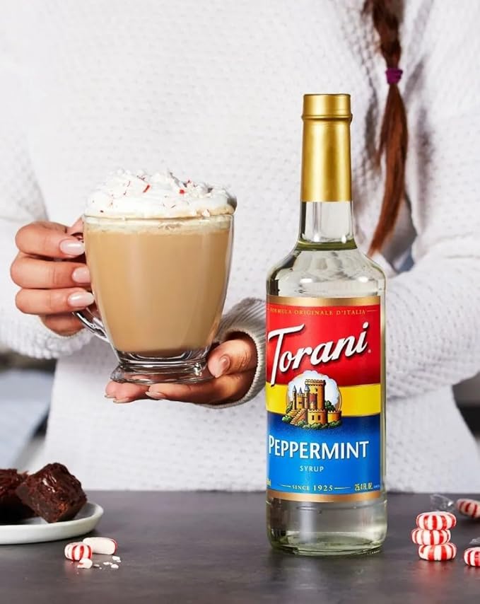 Torani Syrup Peppermint 25.4 Ounces (Pack of 4)