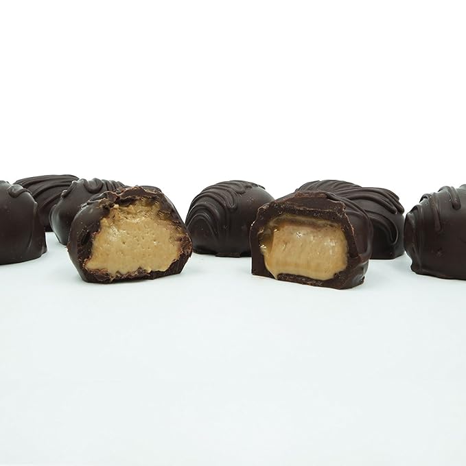 Philadelphia Candies Homemade Coffee Creams Dark Chocolate 1 Pound Gift Box