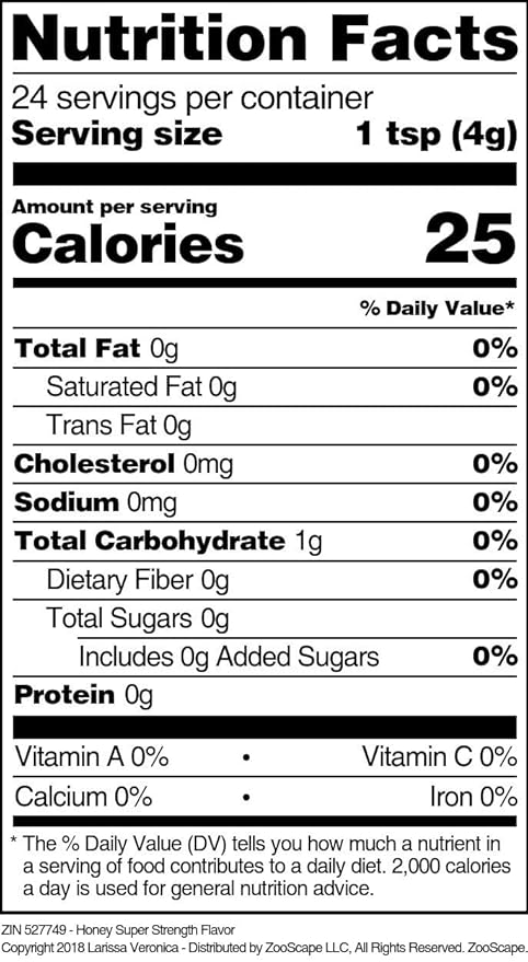 Honey Super Strength Flavor (4 oz ZIN: 527749) - 2 Pack