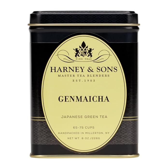 Harney &amp Sons Genmaicha Tea | 8 oz Loose Leaf Tea