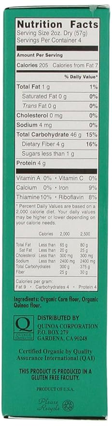 Ancient Harvest Organic Quinoa Pasta Rotelle 8 Ounce (Pack of 12)