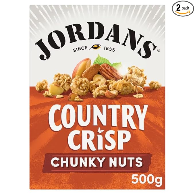 Jordans Country Crisp with Chunky Nuts (500g) - Pack of 2